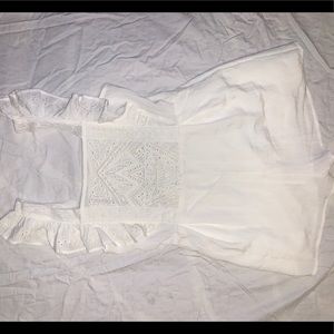 White Romper Size: S